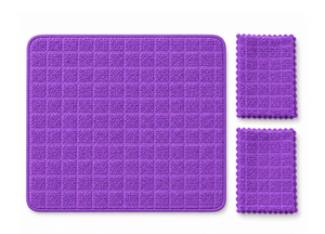 Kitchen drying mat and two towels