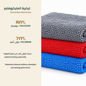 Cairo Brand dust cleaning towels - microfiber composition