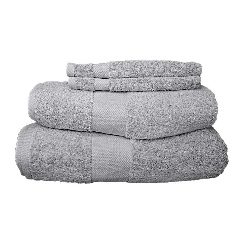 100% Egyptian Cotton  Bath Towels (70x140cm) - Pack Of 2 - Grey